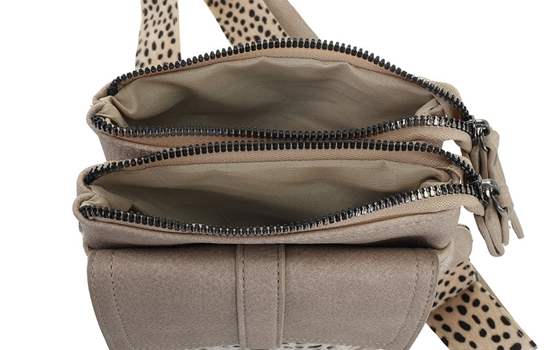 Telefoontasje Tyler - khaki dot