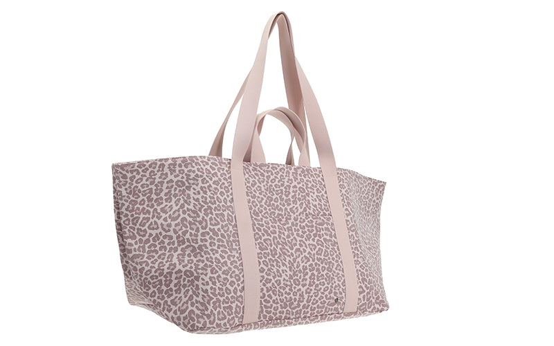 Shopper/Strandtas San Pedro - lichtroze panter