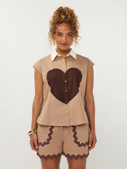 Blouse Bodine -  brown