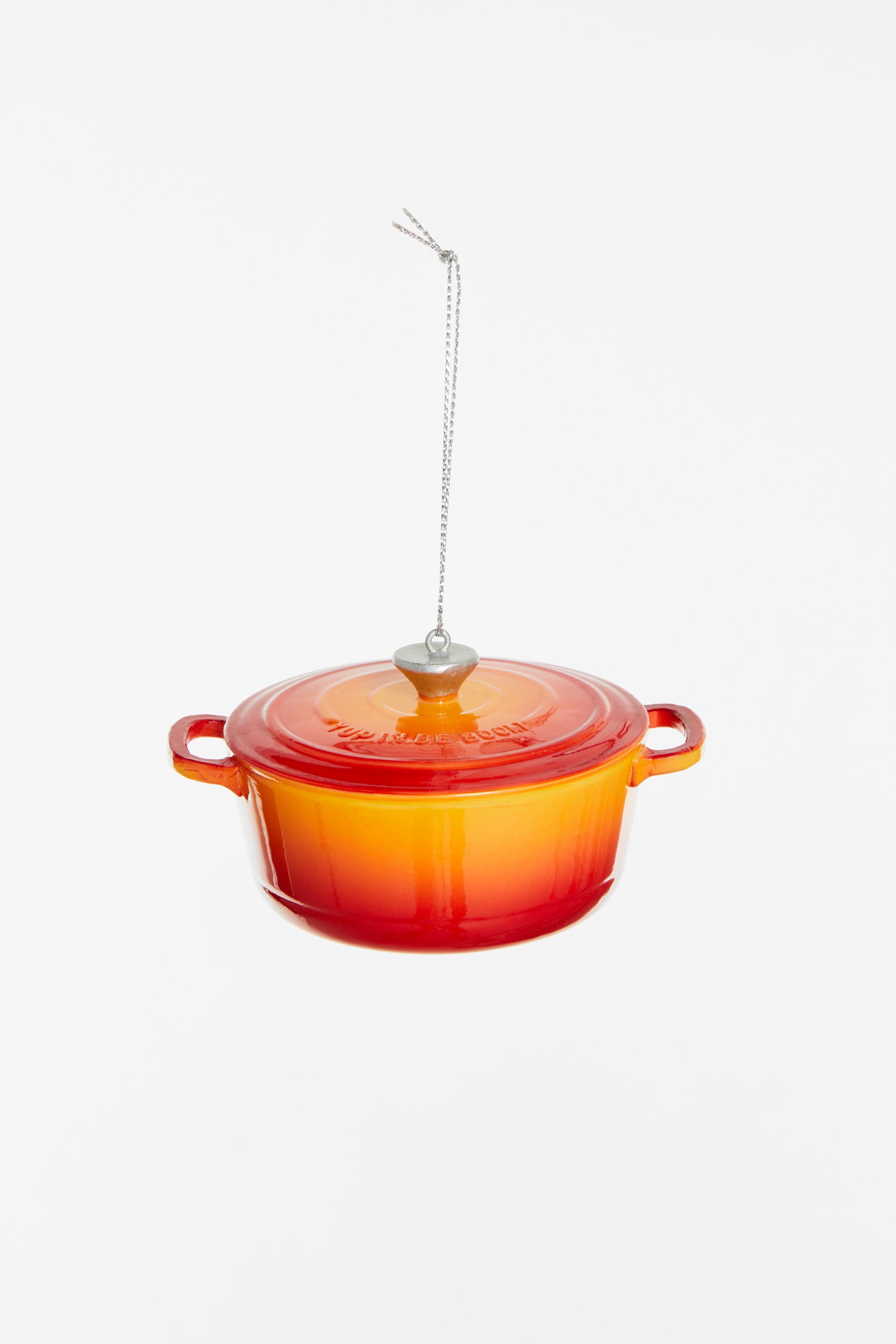 Kerstornament Gietijzeren Pan Oranje