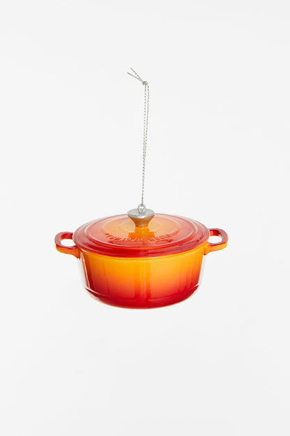 Kerstornament Gietijzeren Pan Oranje