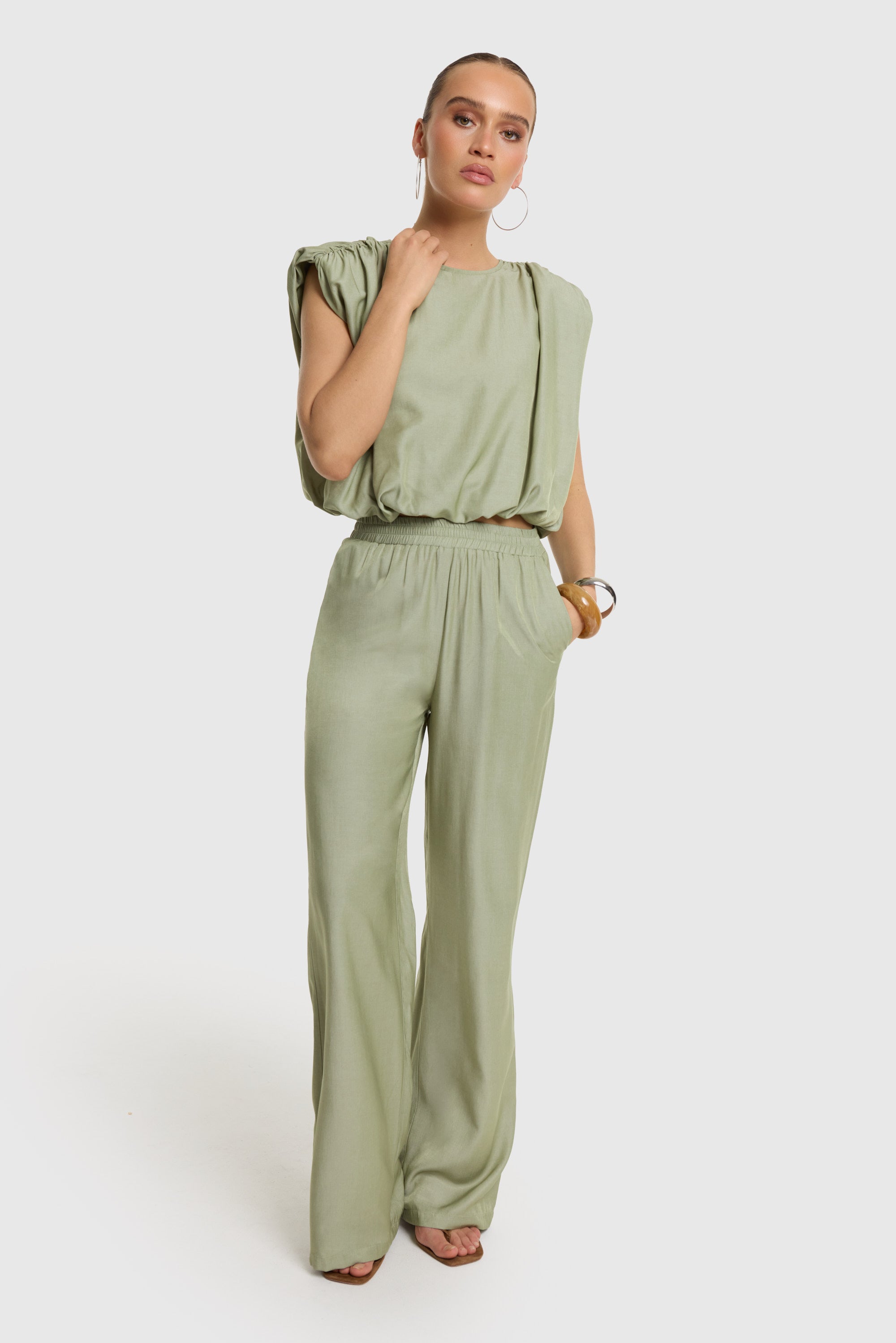Blouse Liv - army