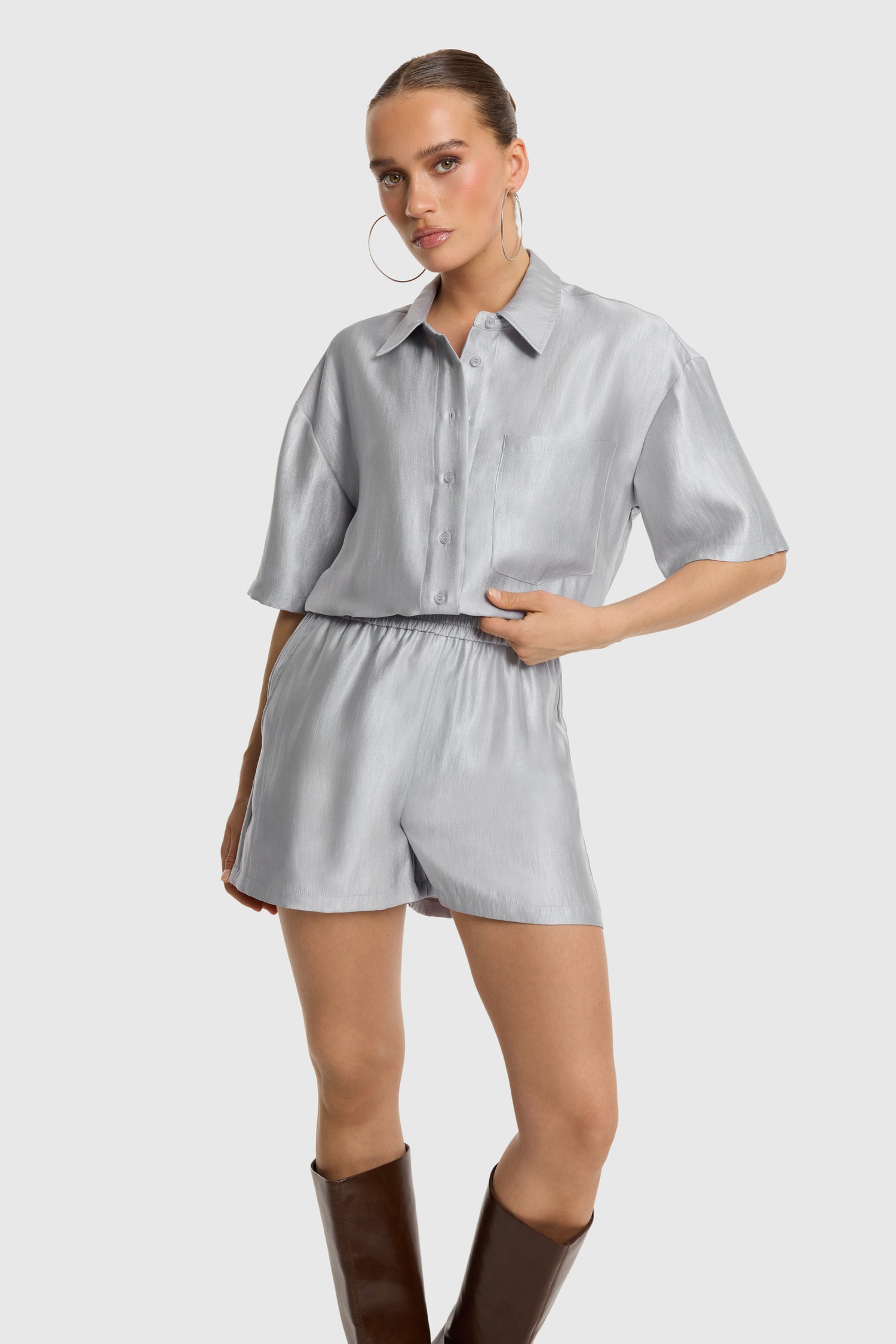 Short Mone - silver