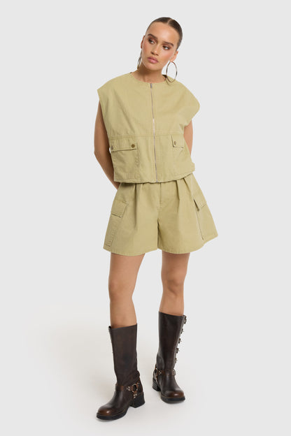 Cargo Gilet Noa - sand