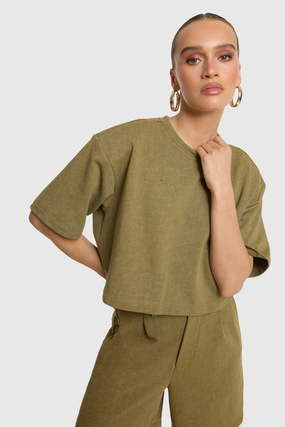 Shirt Angie - army
