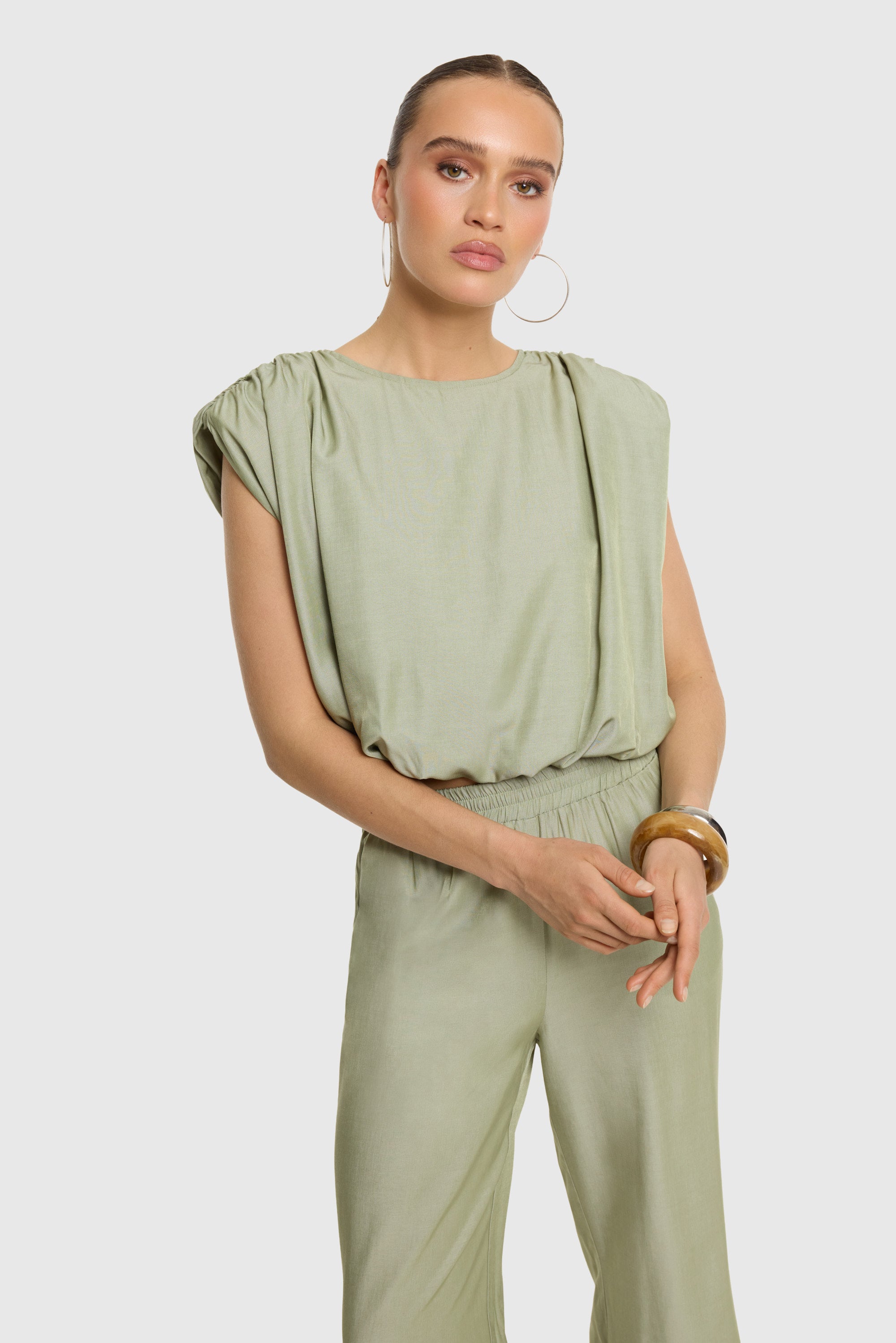 Blouse Liv - army