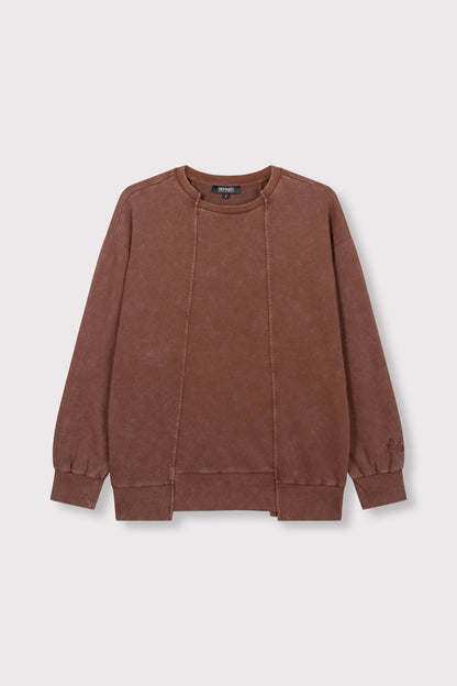 Oversized Sweater Senna - choc brown