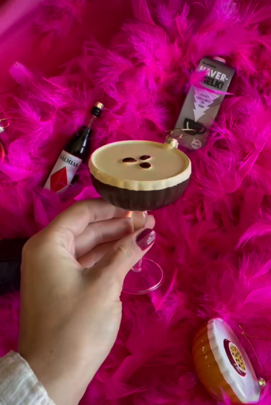 Kerstornament Espresso Martini