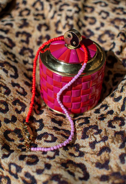 Treasurebox Yinyang  - rood/roze