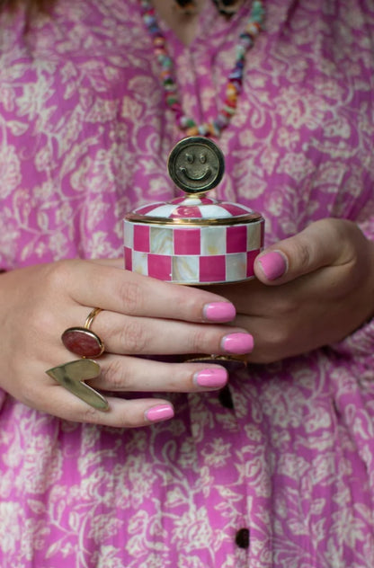 Treasurebox Smiley - roze