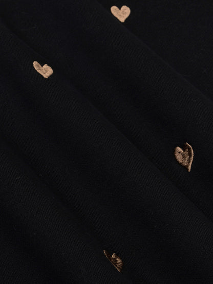 Ydence Sweater Hearts - black/gold