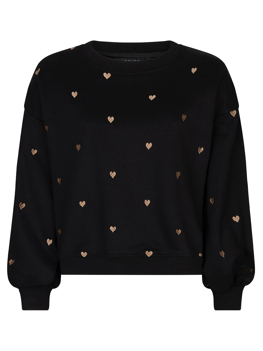 Ydence Sweater Hearts - black/gold