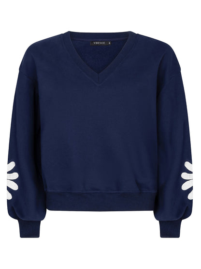 Ydence Sweater Madelief - navy