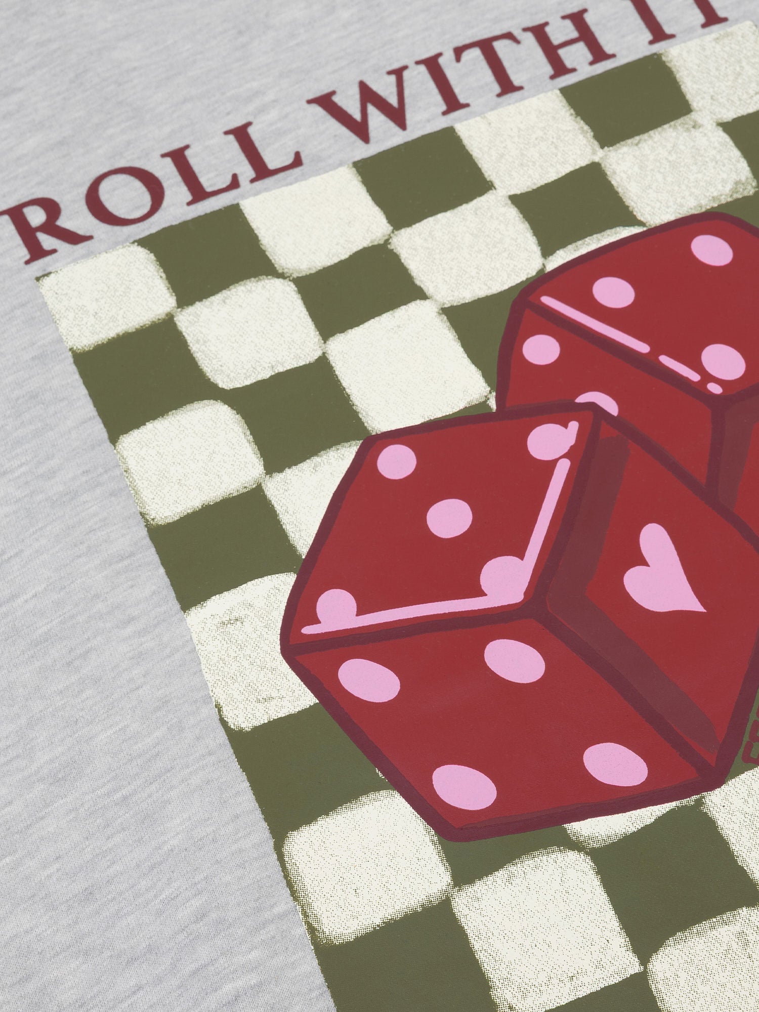 Ydence Sweater Roll With It - grey melange