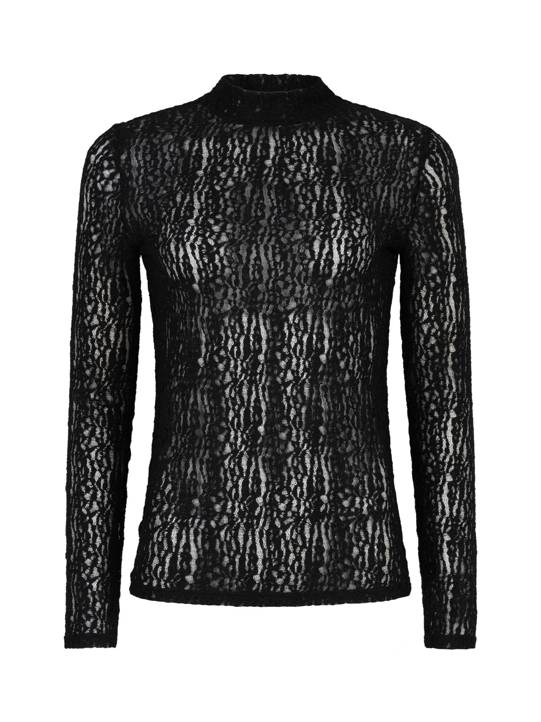 Ydence Top Roberta - zwart