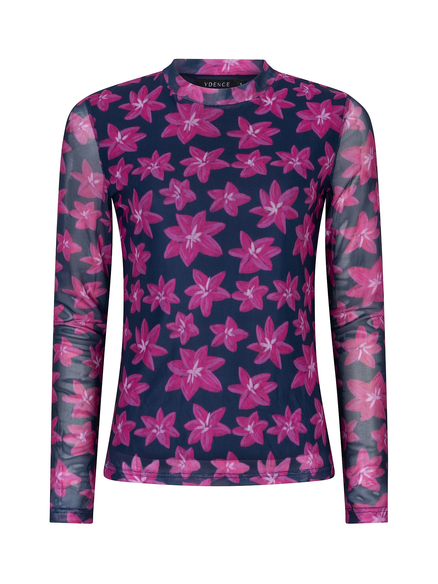 Ydence Top Willemijn - navy flower