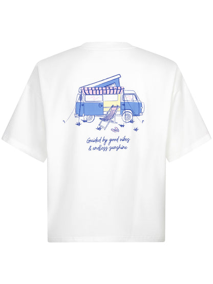 T-shirt Camper - blue