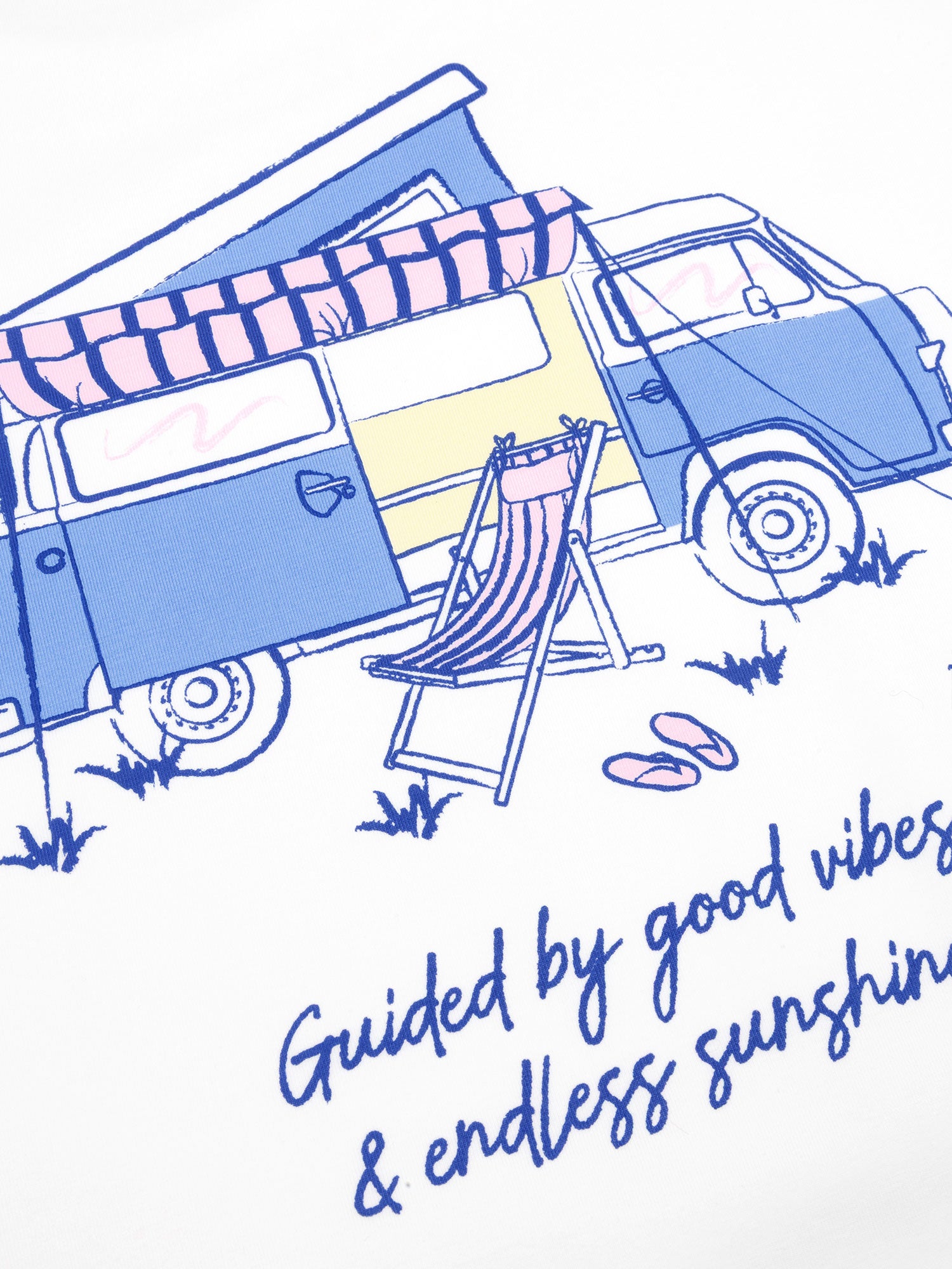 T-shirt Camper - blue