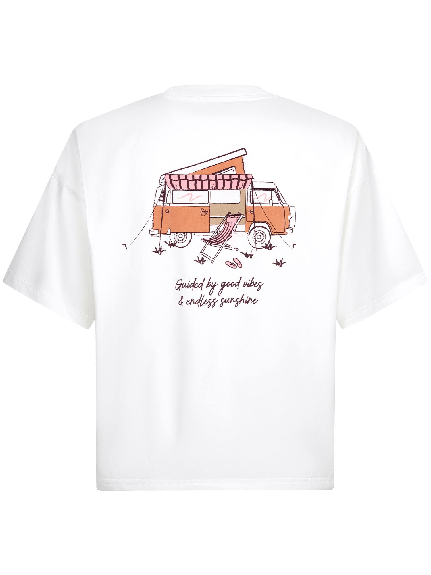 T-shirt Camper - burned orange