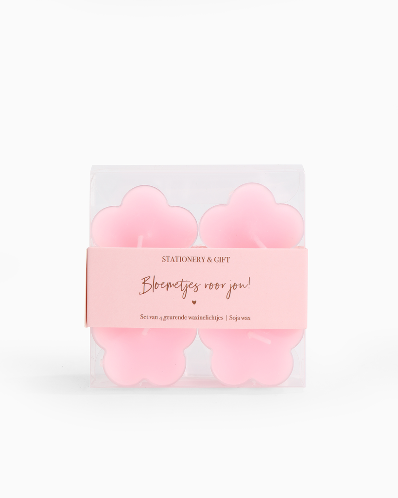Waxinebloemetjes - roze