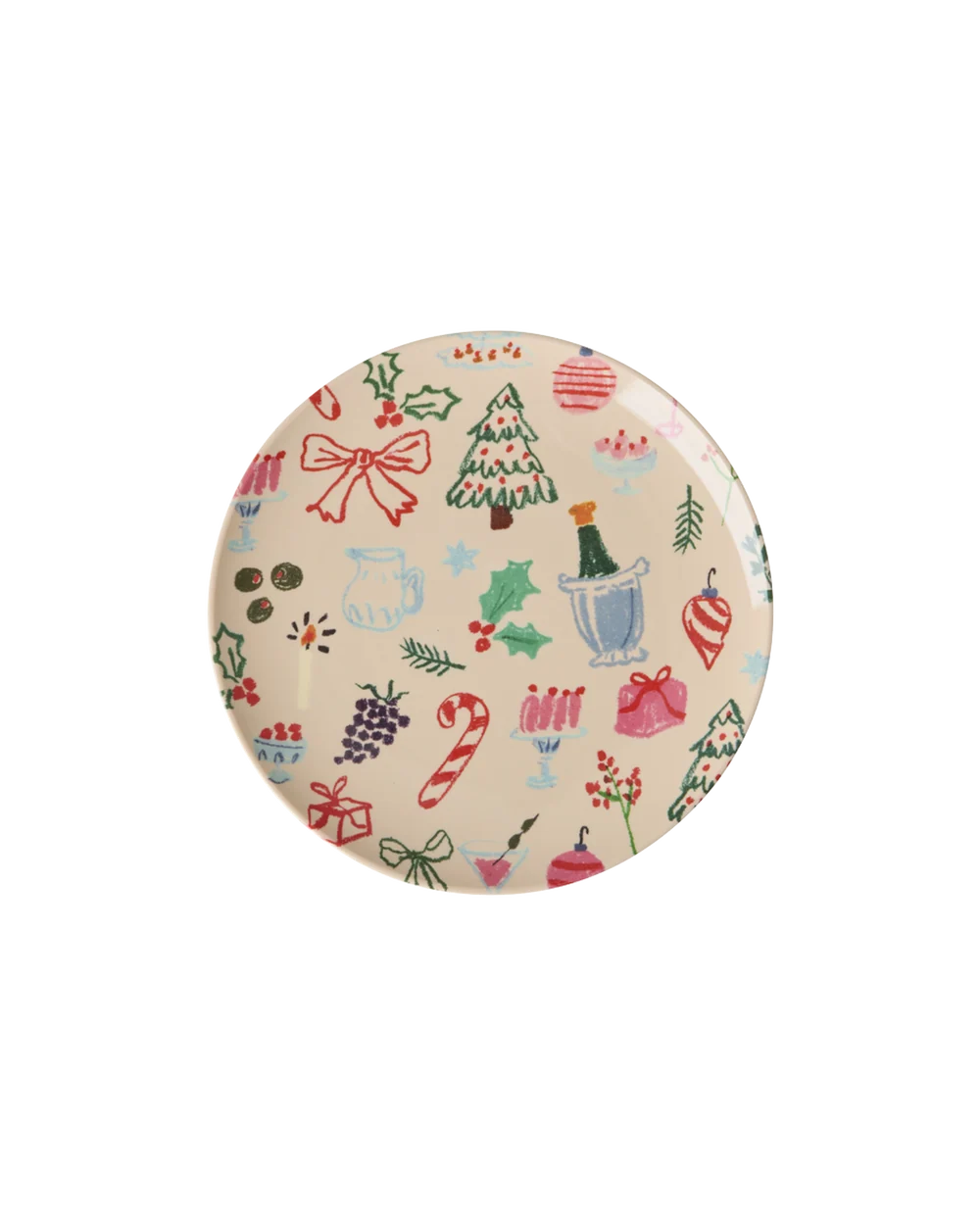 Rice Klein Rond Bordje - christmas galore