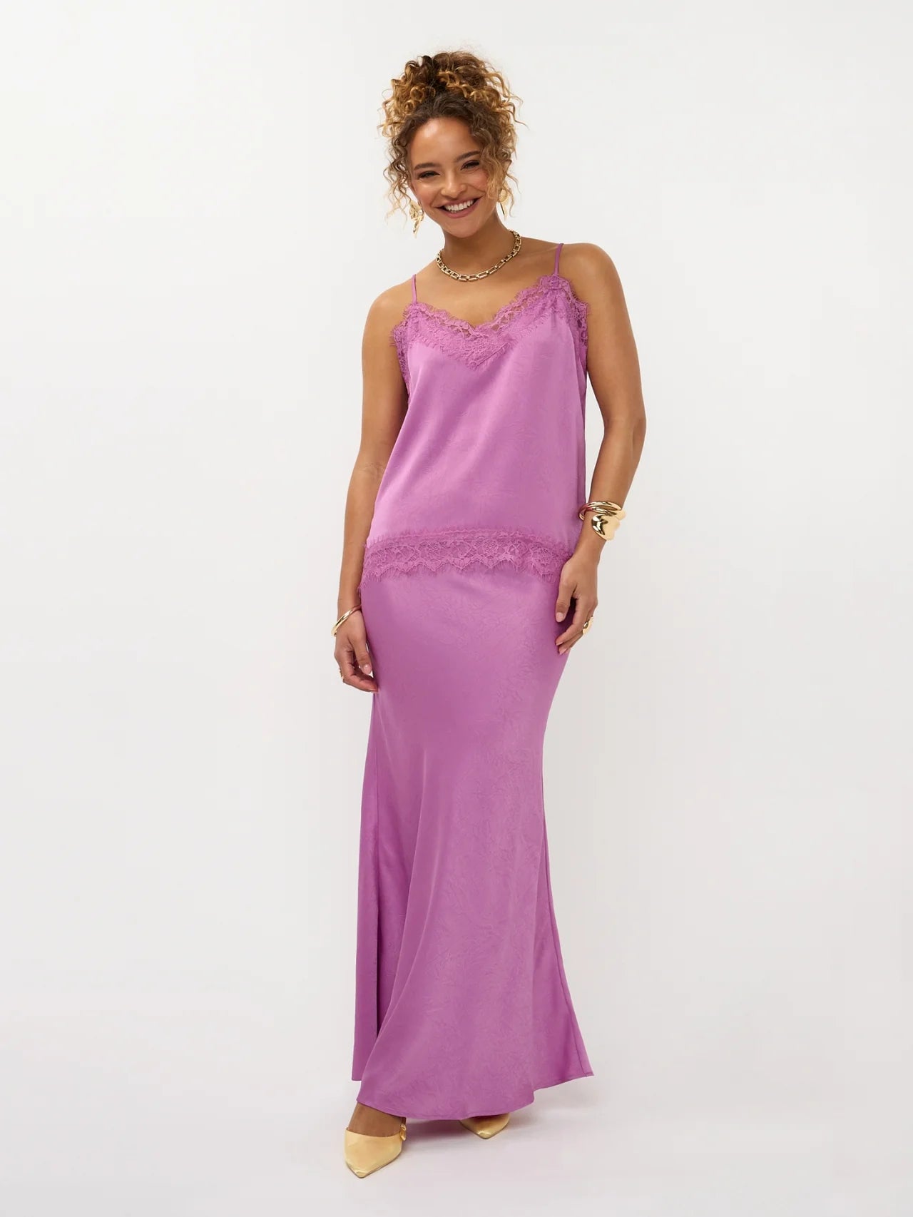 Skirt Rae - pink purple