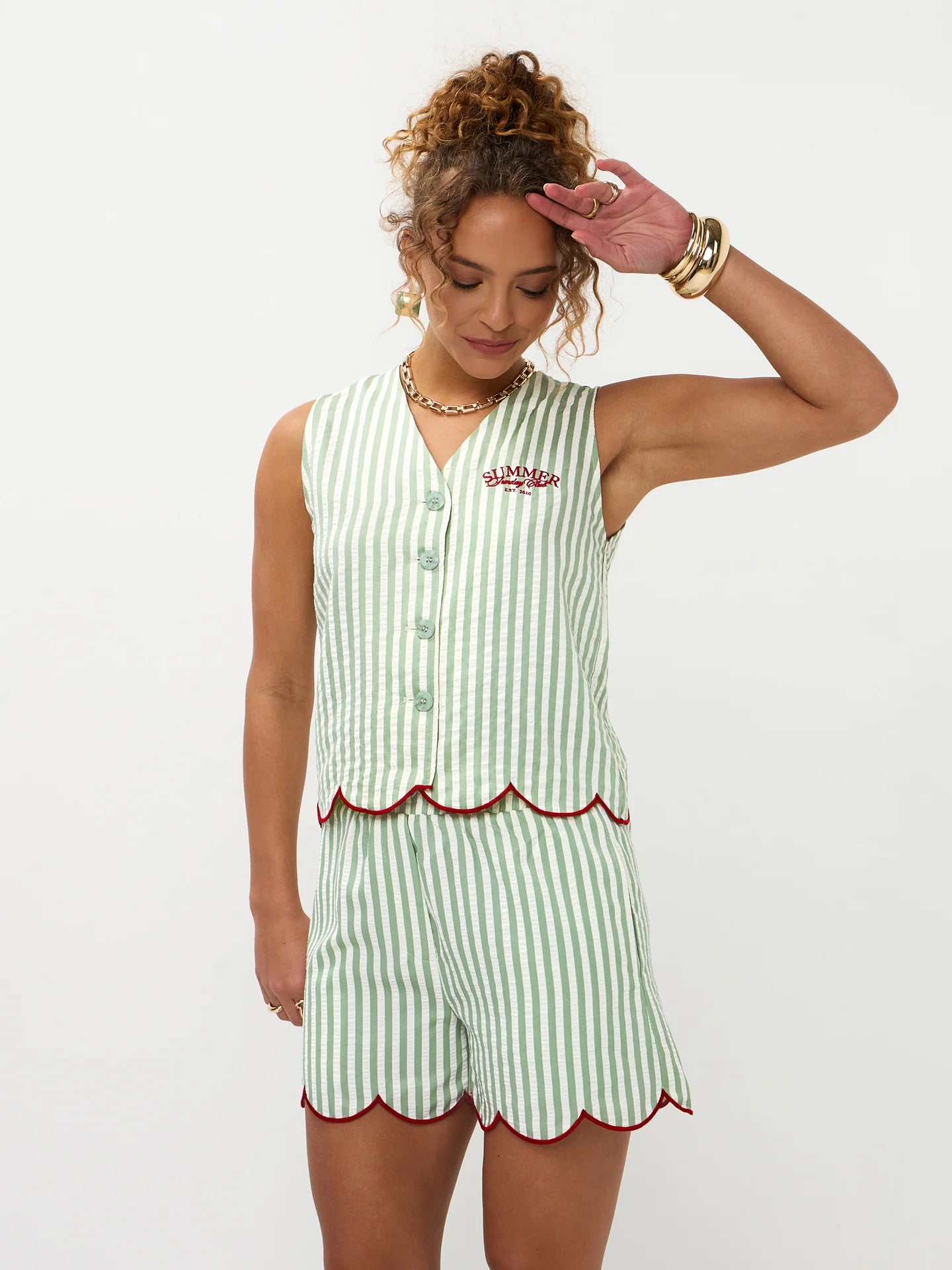 Gilet Ember - sage green