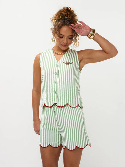 Gilet Ember - sage green