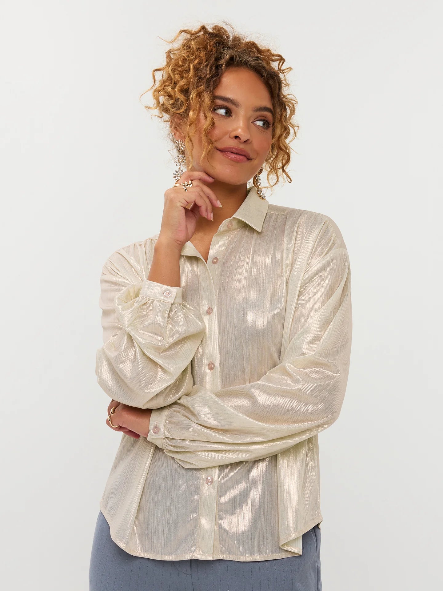 Ydence Blouse Narissa - champagne