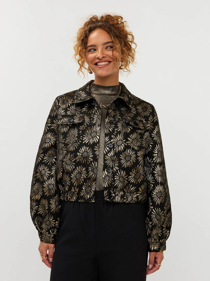 Ydence Jacket Floria- gold