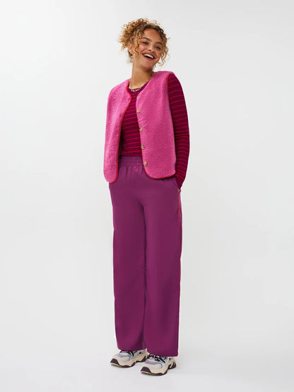 Ydence Gilet Puck - fuchsia purple