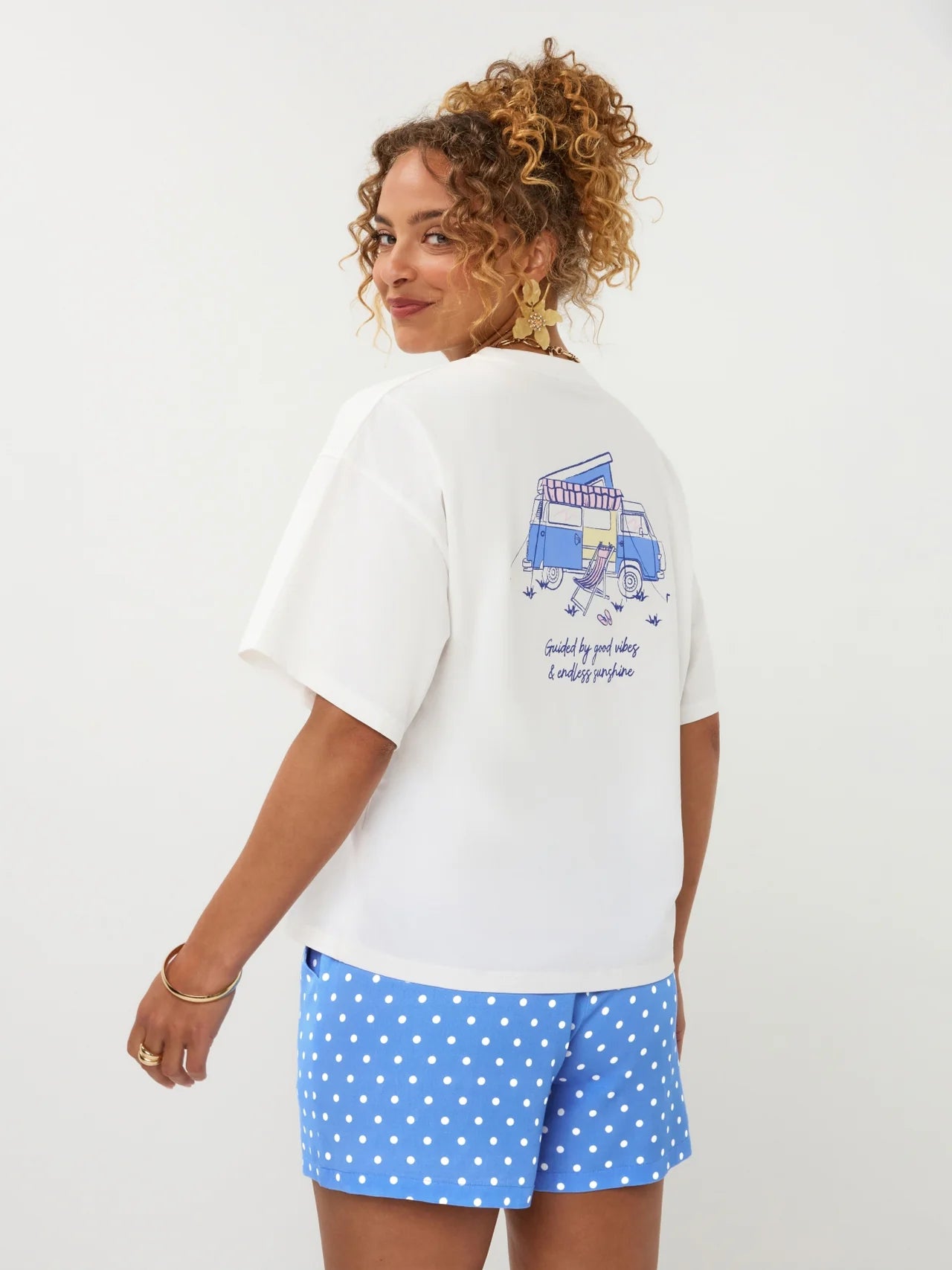 T-shirt Camper - blue