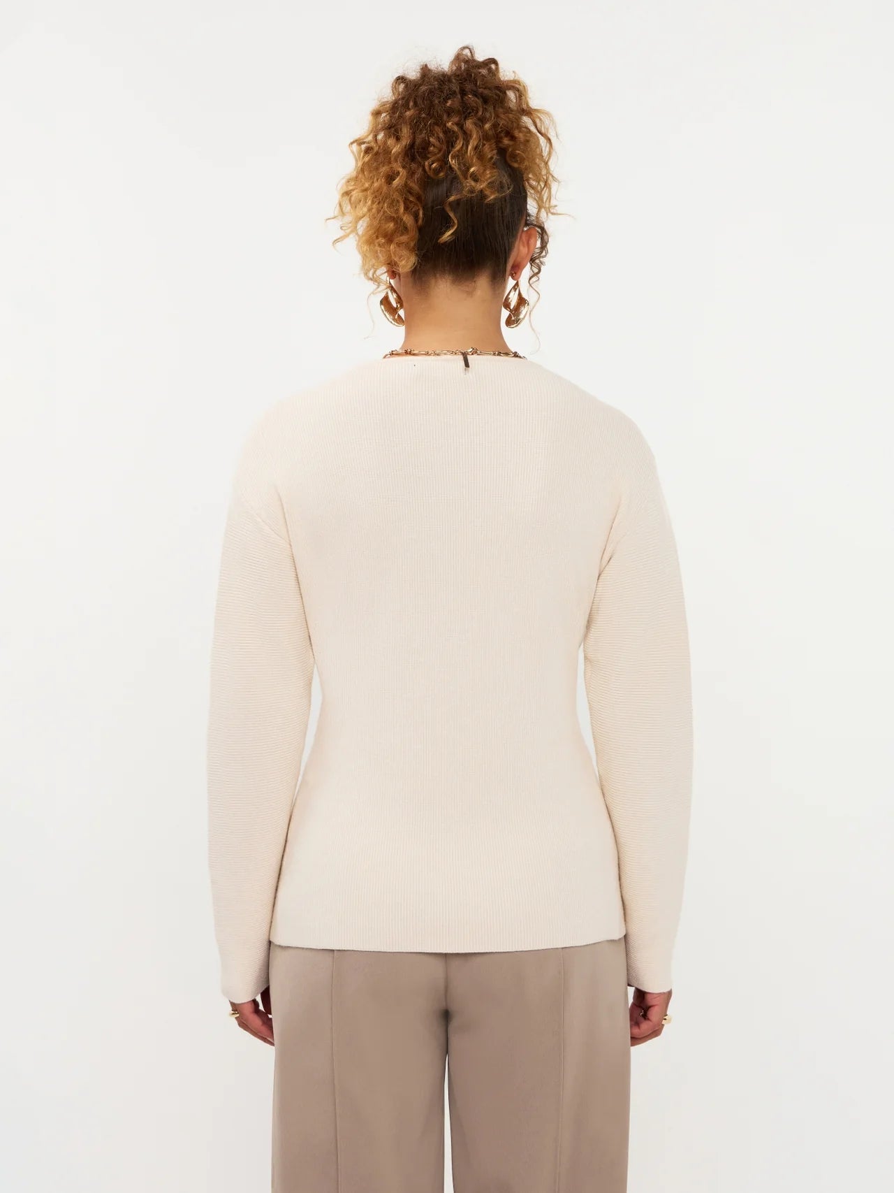 Knitted Top Daisy - ecru