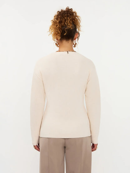 Knitted Top Daisy - ecru