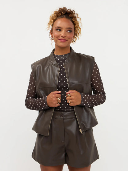 Gilet Inez - brown