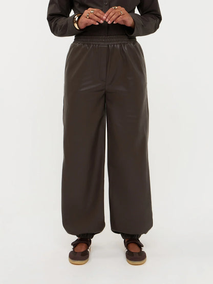 Pants Harlow - dark brown