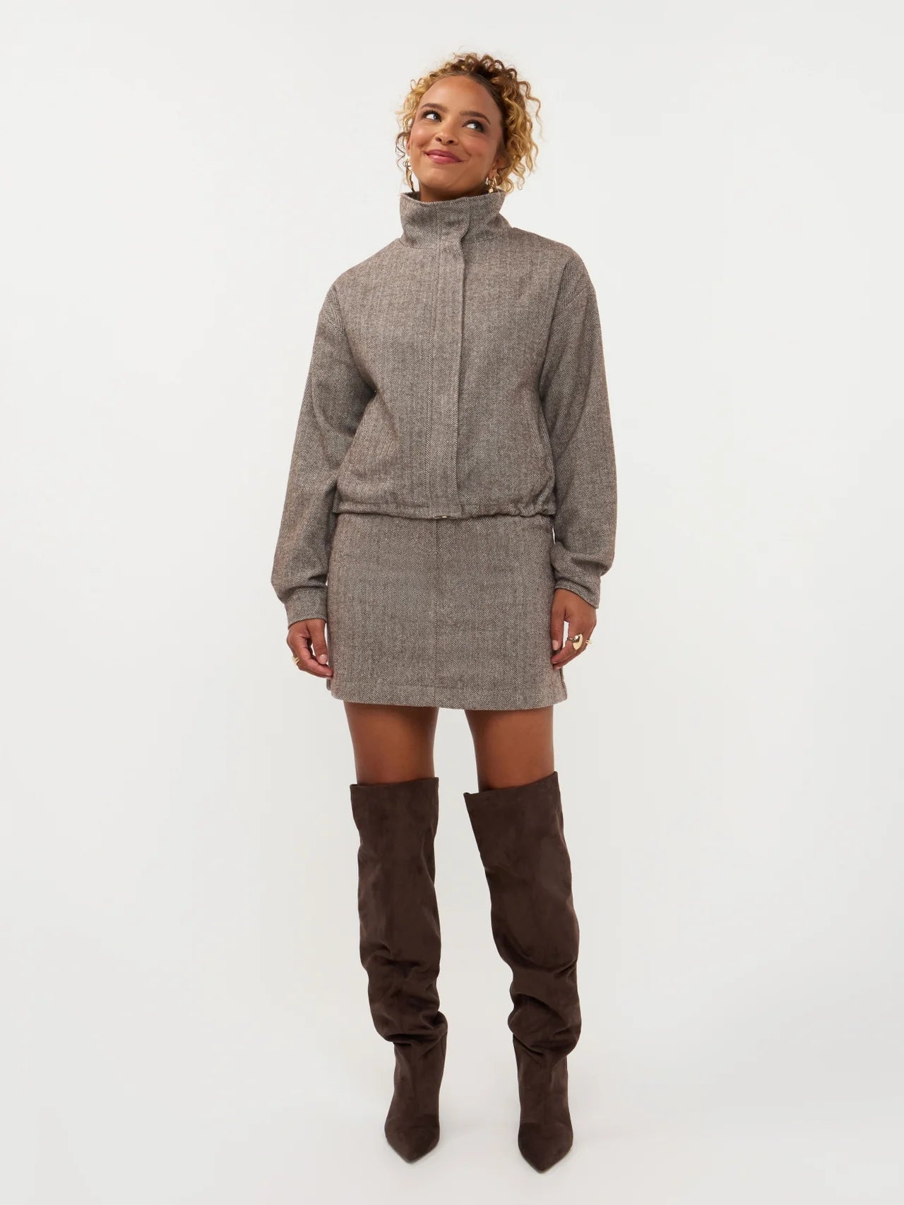 Jacket Gemma - dark brown