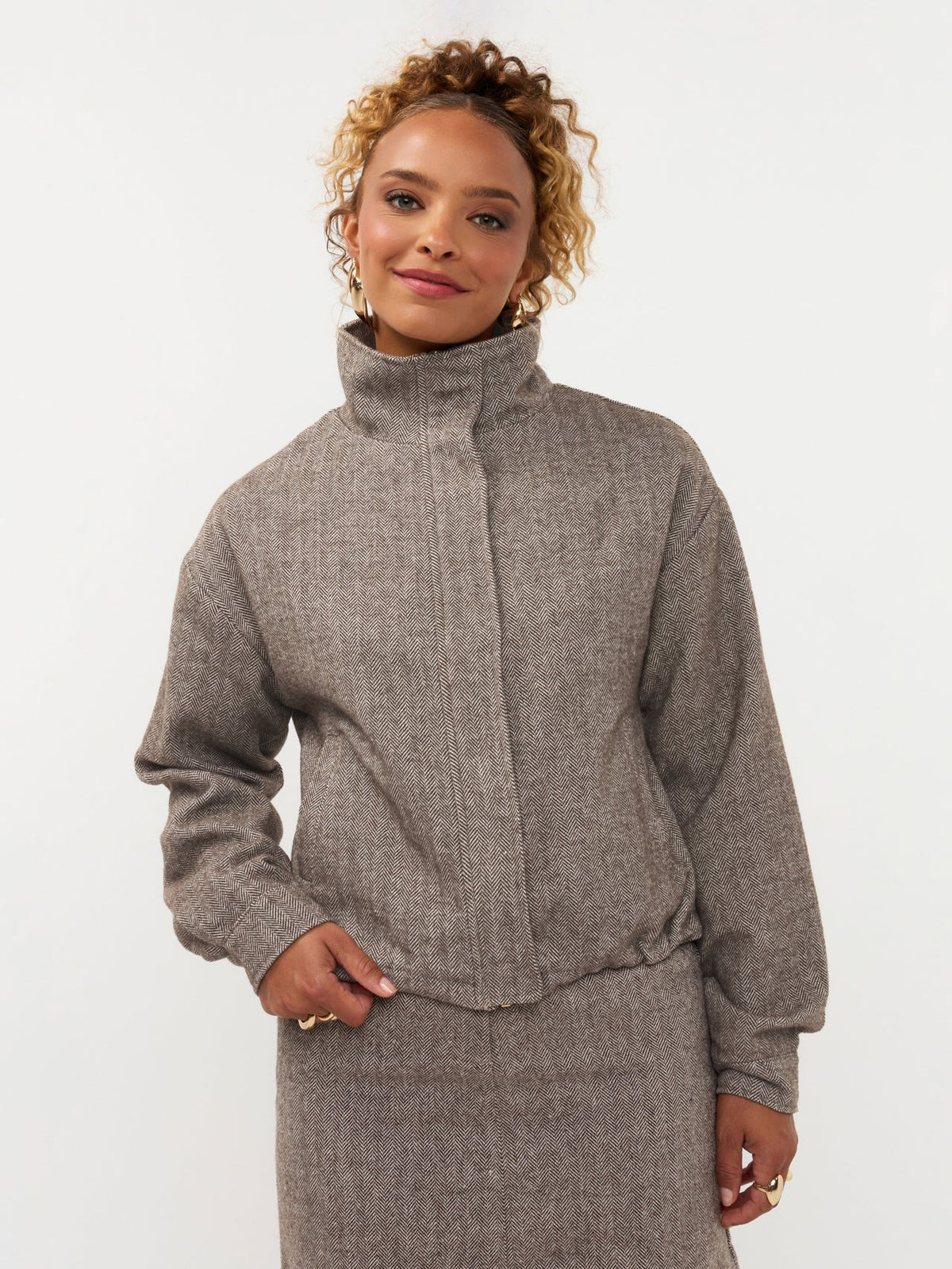Jacket Gemma - dark brown