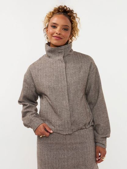 Jacket Gemma - dark brown
