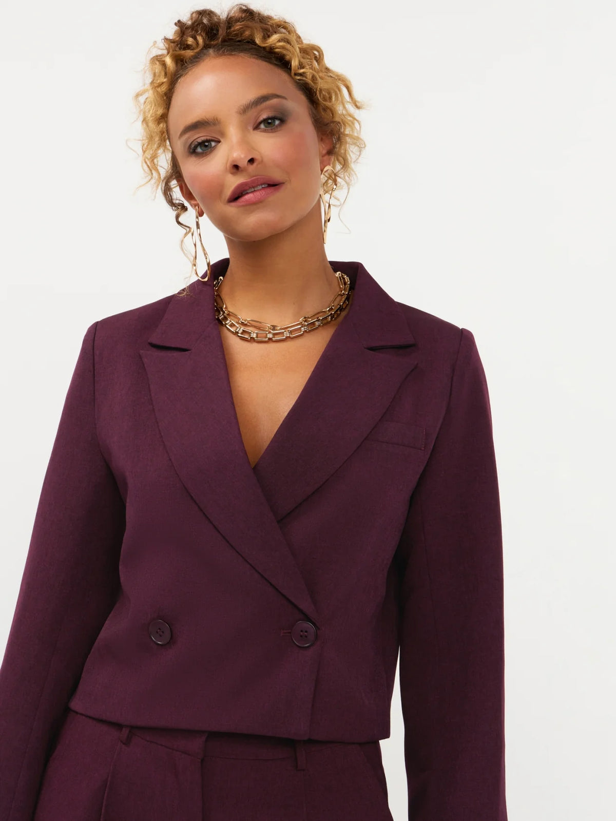 Blazer Ayla - aubergine