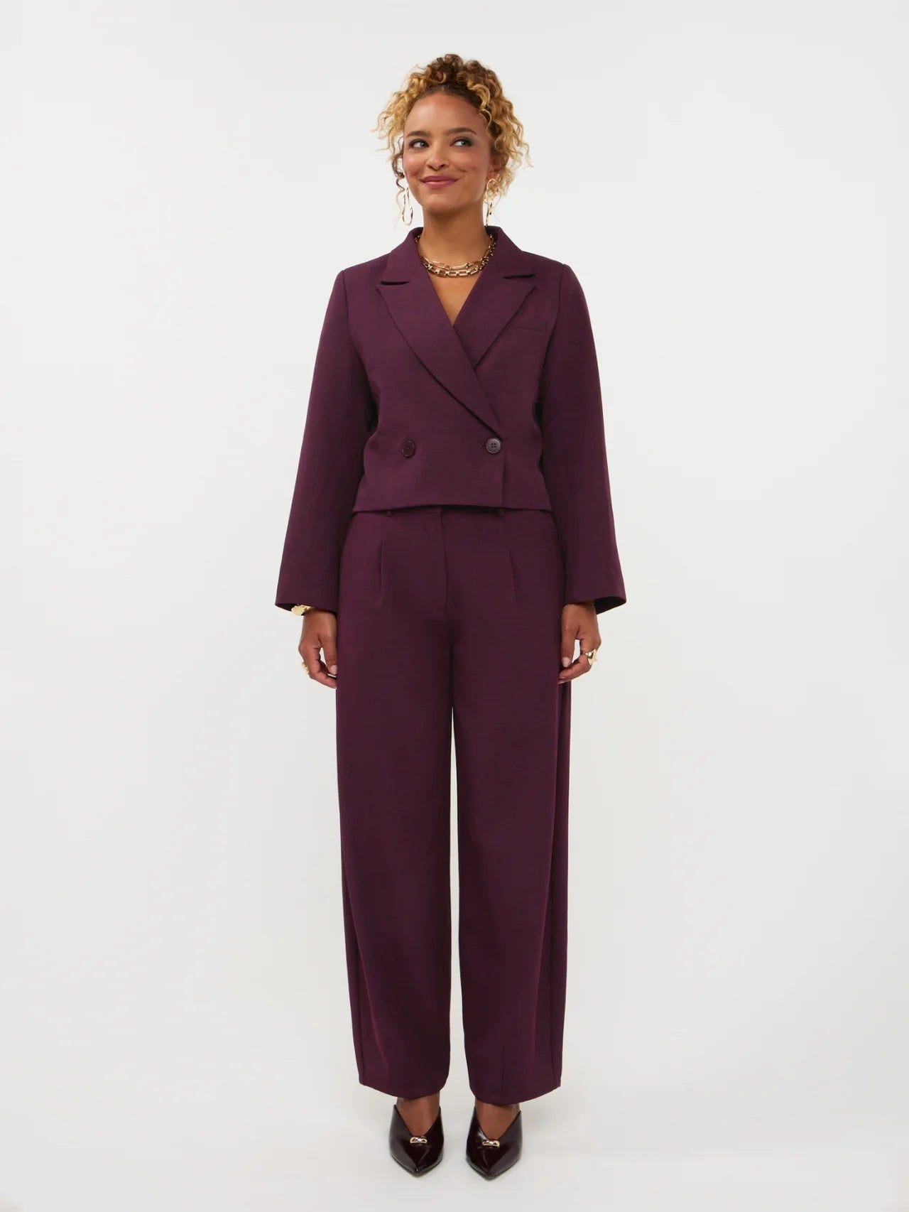 Blazer Ayla - aubergine