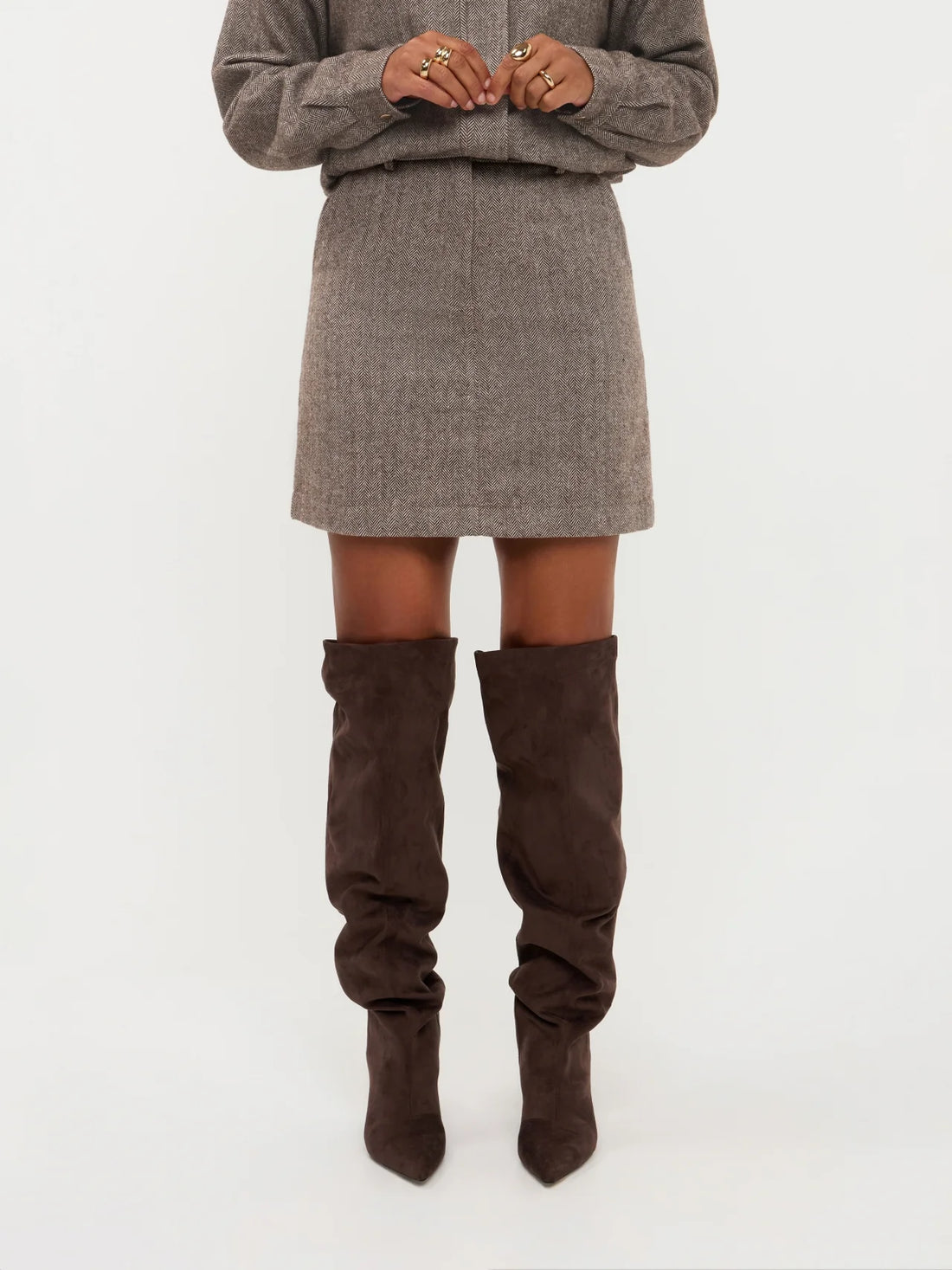 Skirt Remy - dark brown