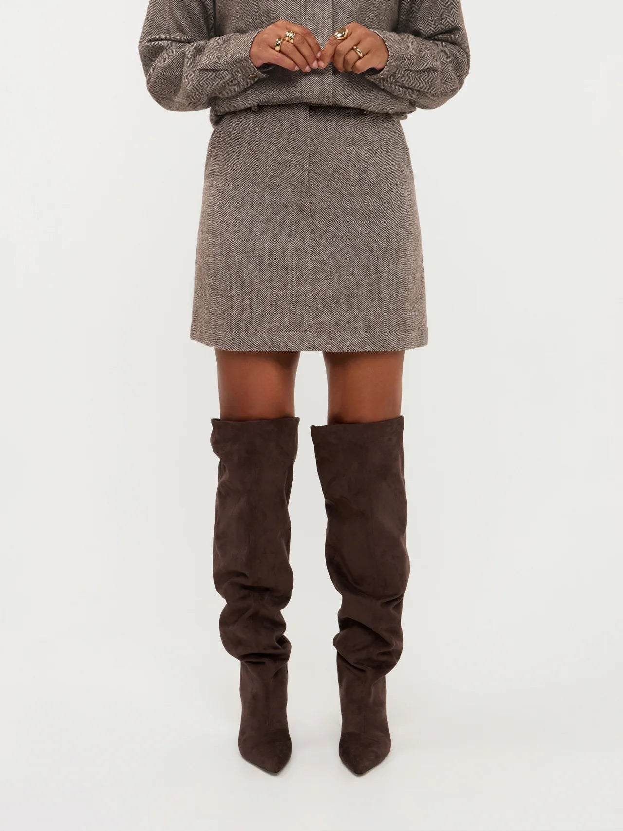 Skirt Remy - dark brown