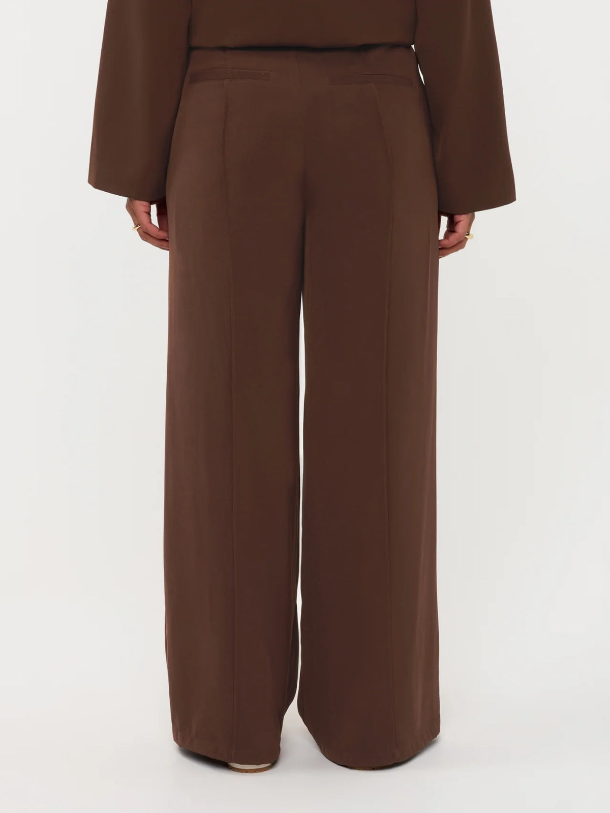 Pants Geneve - dark brown