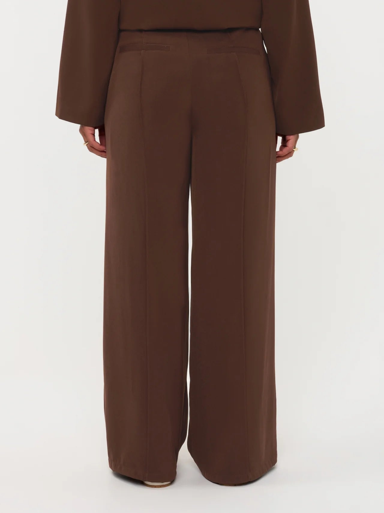 Pants Geneve - dark brown