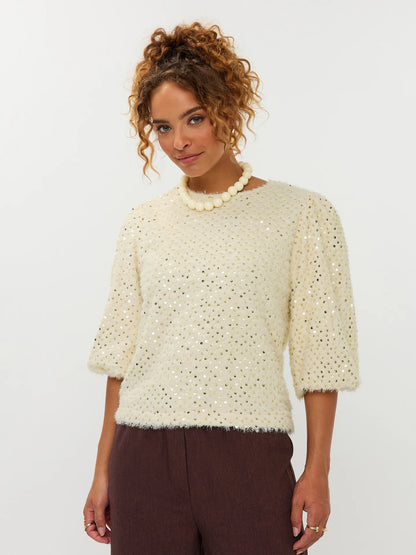 Ydence Top Chelsey - cream