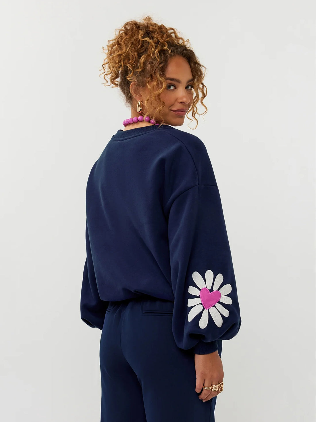 Ydence Sweater Madelief - navy