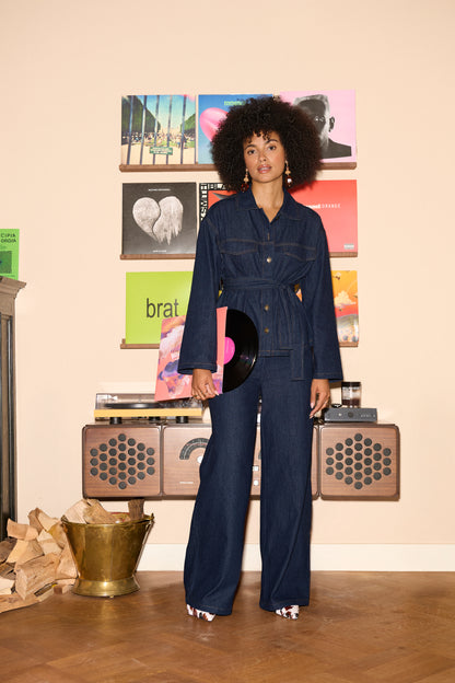 Ydence Pants Gracie - dark denim