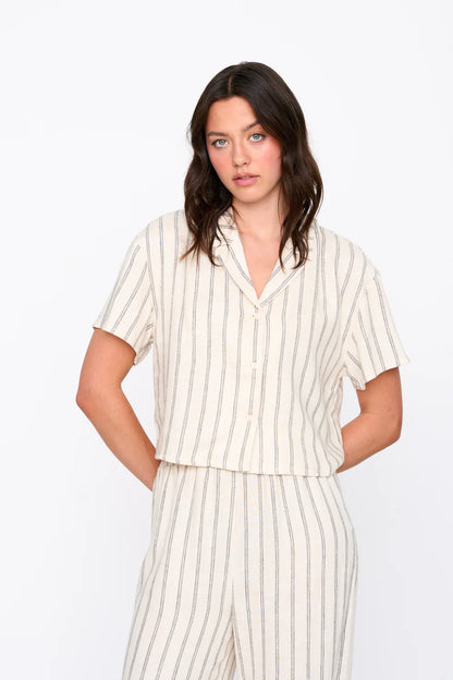 24c Blouse Viscose/linnen