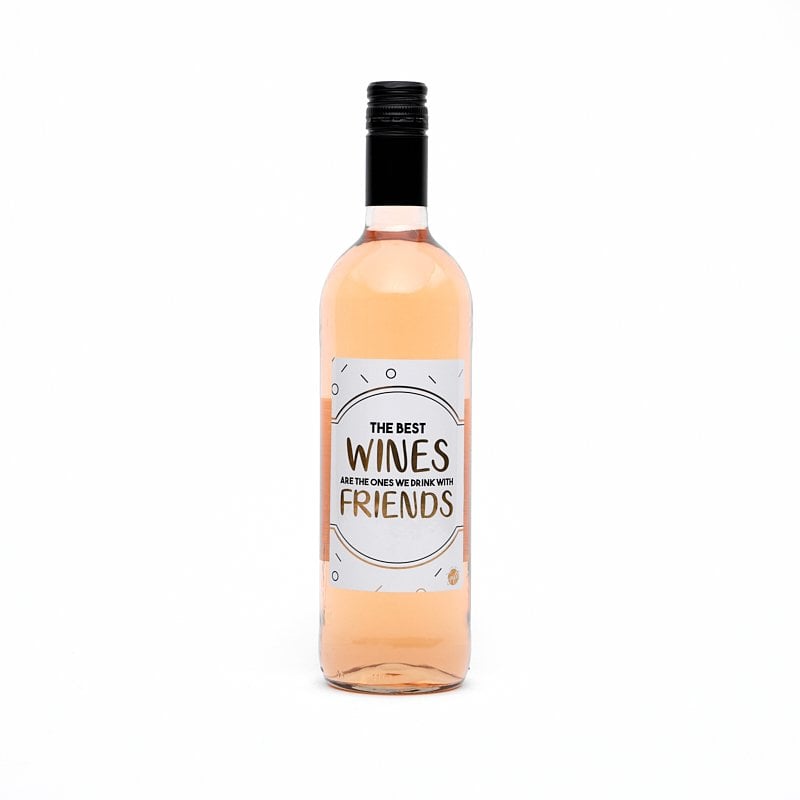 Wijnfles Rosé - Friends